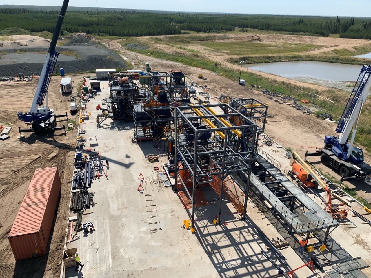 Rio tinto falcon bulk sample plant